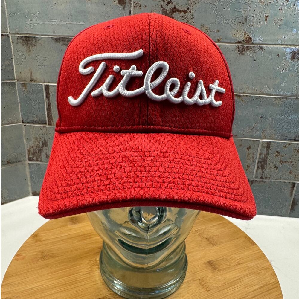 Titleist Embroidered ProV1 FJ Red Adjustable Cap